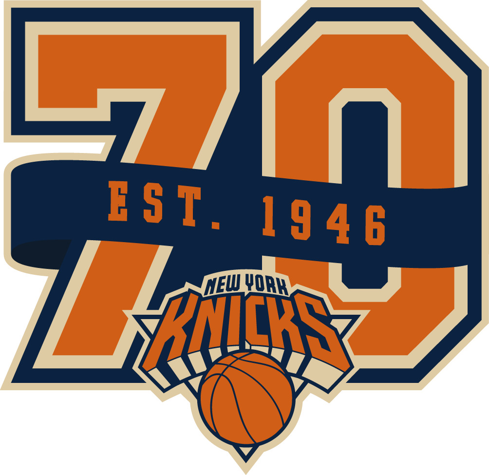 New York Knicks 2016-2017 Anniversary Logo iron on paper